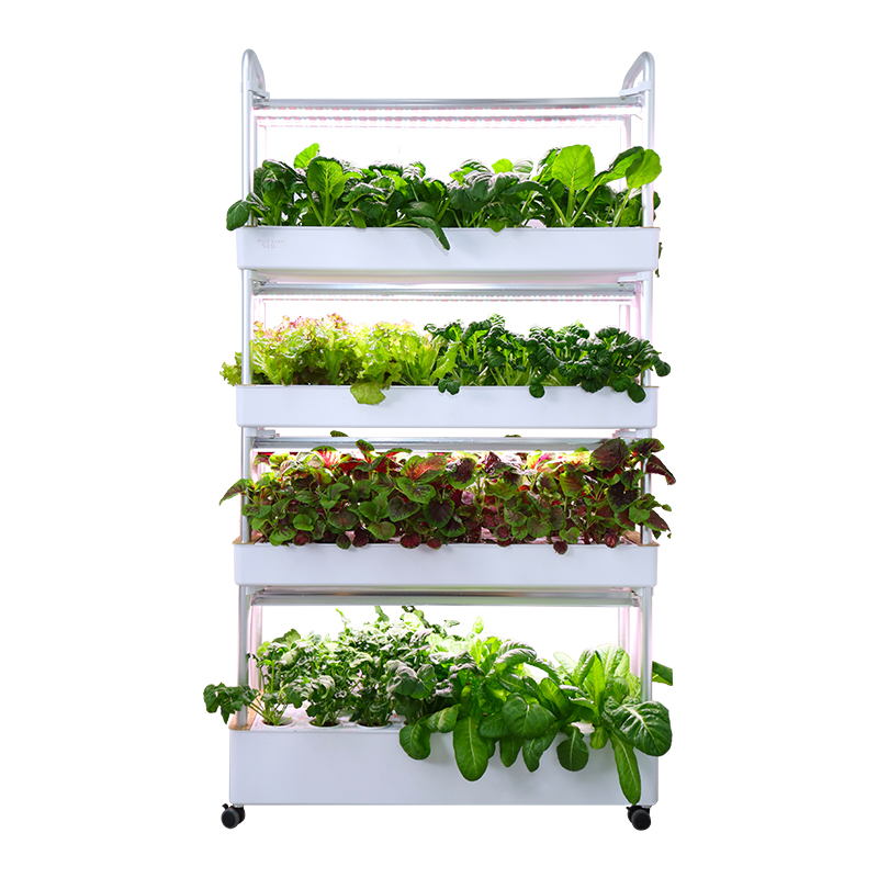 Smart Garden Stackable Planters - スマート室内庭園 水耕栽培システム LEDライト付き 垂直積み重ね可能なプランター 家庭用 キッチン
