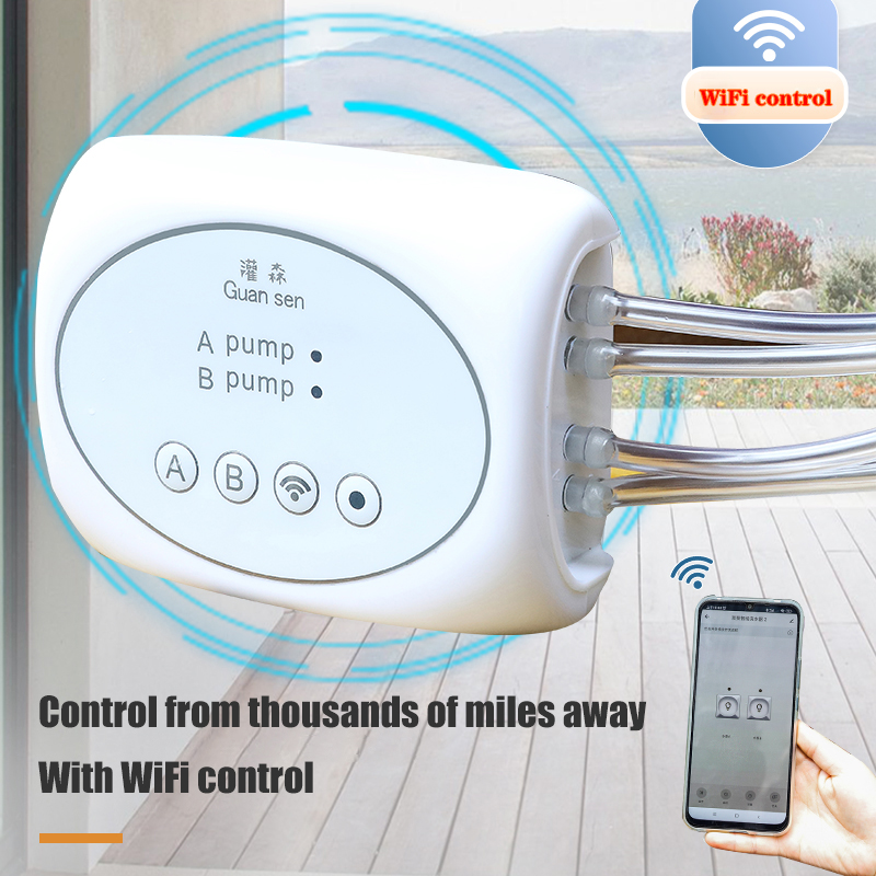 Smart Garden Lock - WiFi スマートガーデン灌漑コントローラー植物自動点滴灌漑システムキット携帯電話制御散水タイマーデバイス