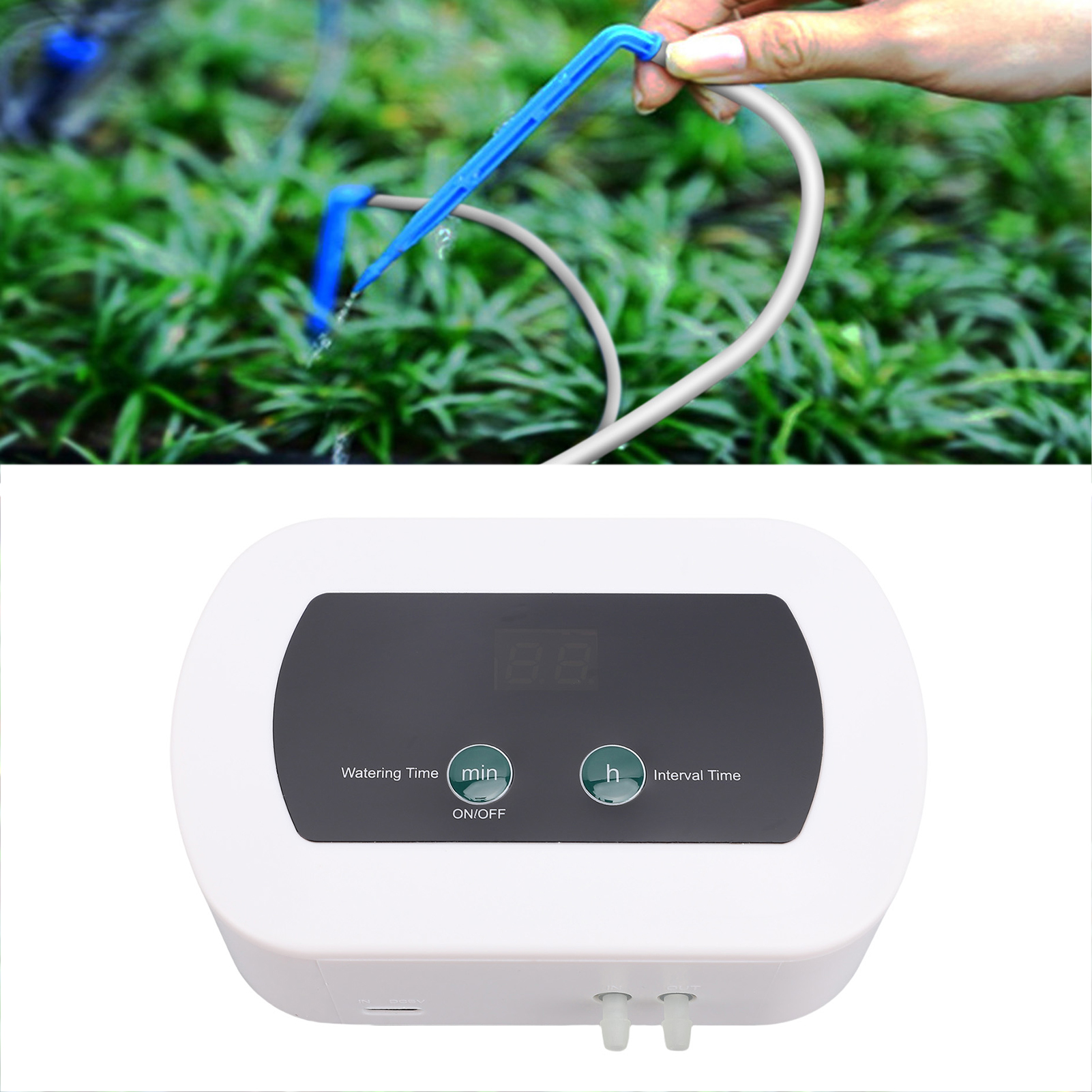 Smart Garden At Home - スマート自動給水システム、自動植物給水器、スマートタイマー、自動給水システム、室内庭園用灌漑キット