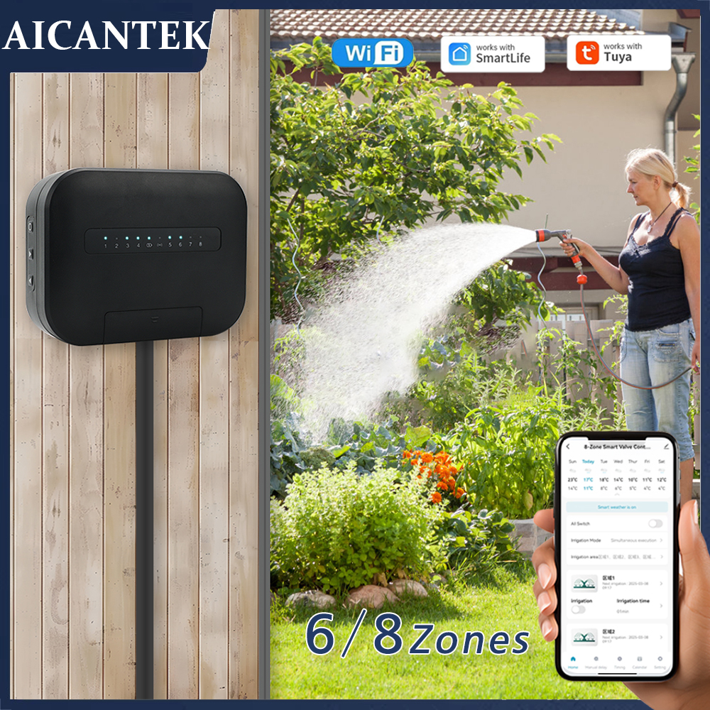 Smart Garden Lock - 8 ゾーン Wifi Tuya スマートガーデン散水タイマー 6