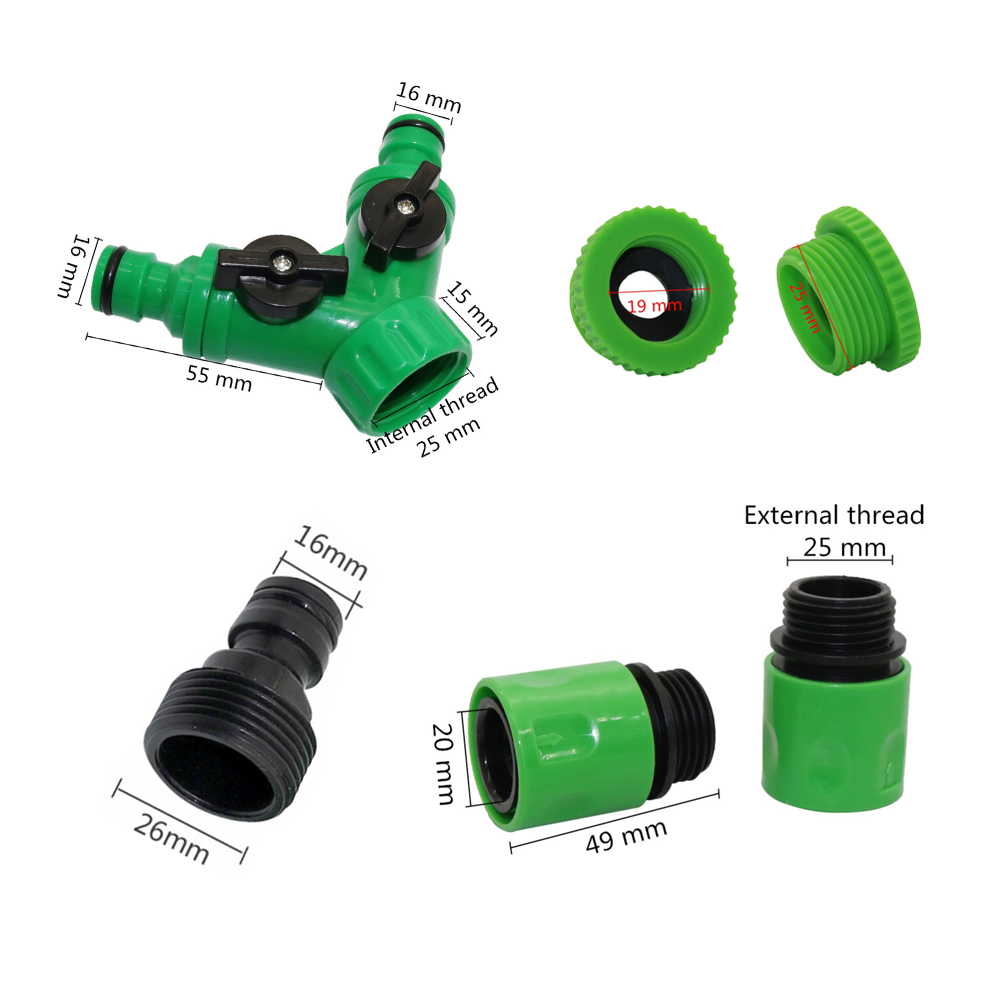 2ウェイガーデンタップ水道水スプリッター1/2インチ3/4イ - Smart Garden Hose Valve のレビューと価格
