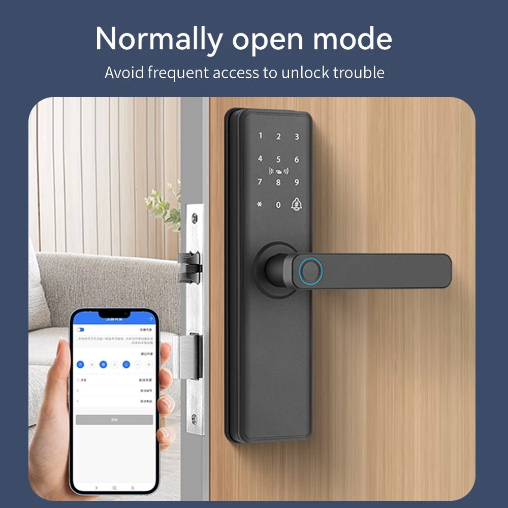 TTLOCKアプリ対応 指紋認証ドアロックシステム Blue - Smart Garden Door Lock のレビューと価格