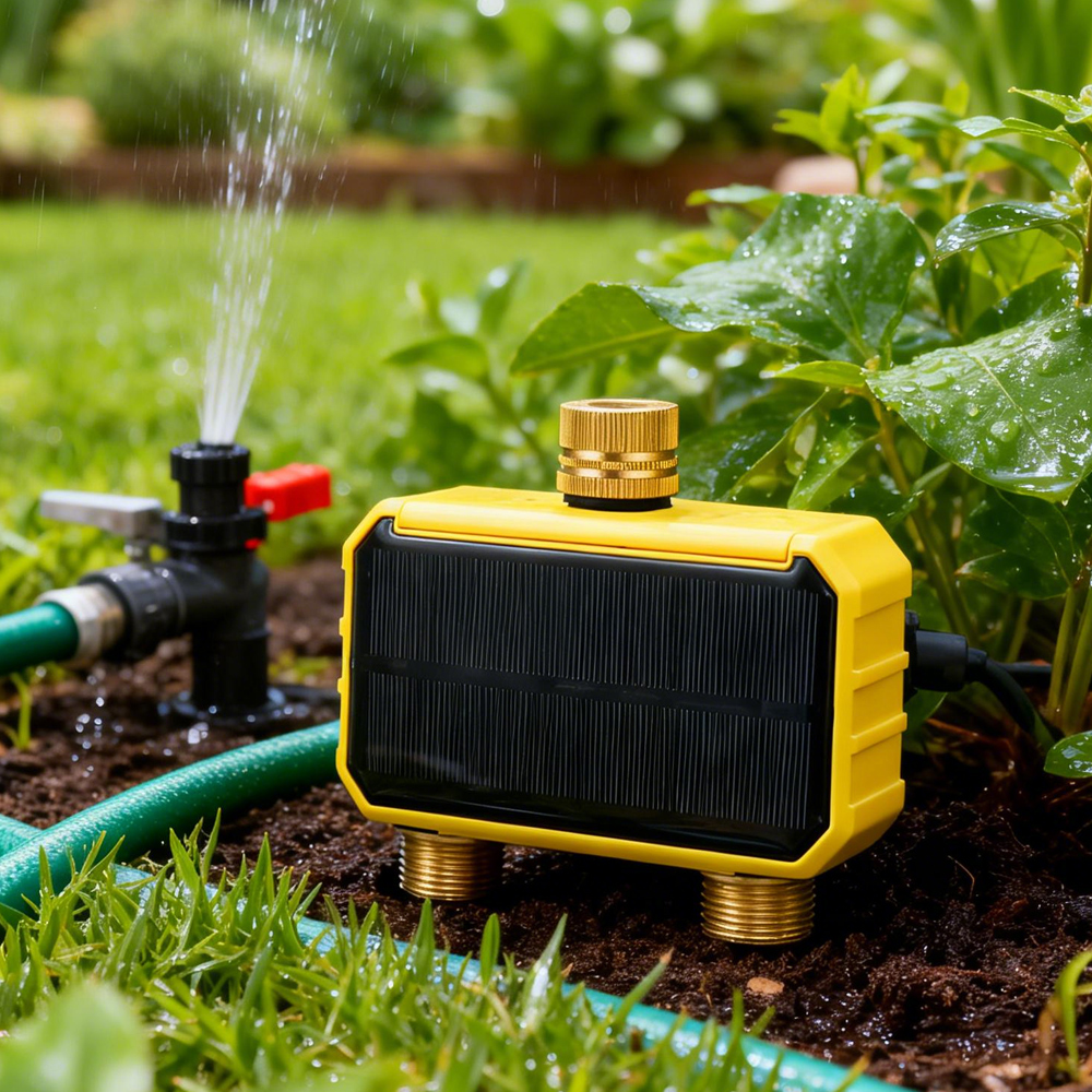 1/2/4口ガーデンソーラー灌漑タイマー ソーラーWiFiス - Smart Garden At Home のレビューと価格