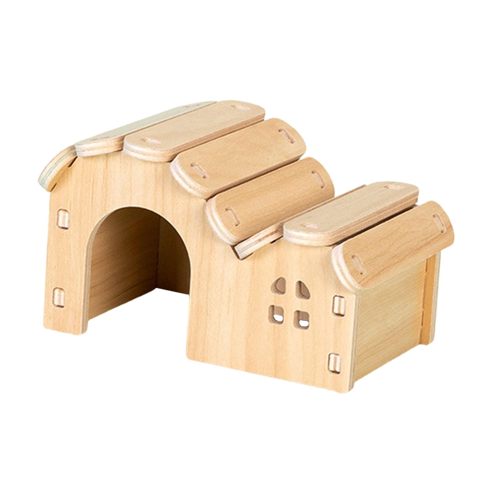 ハムスター木製ハウス隠れ家動物キャビネットジャービルマウス小 - Insect Hotel Wood のレビューと価格
