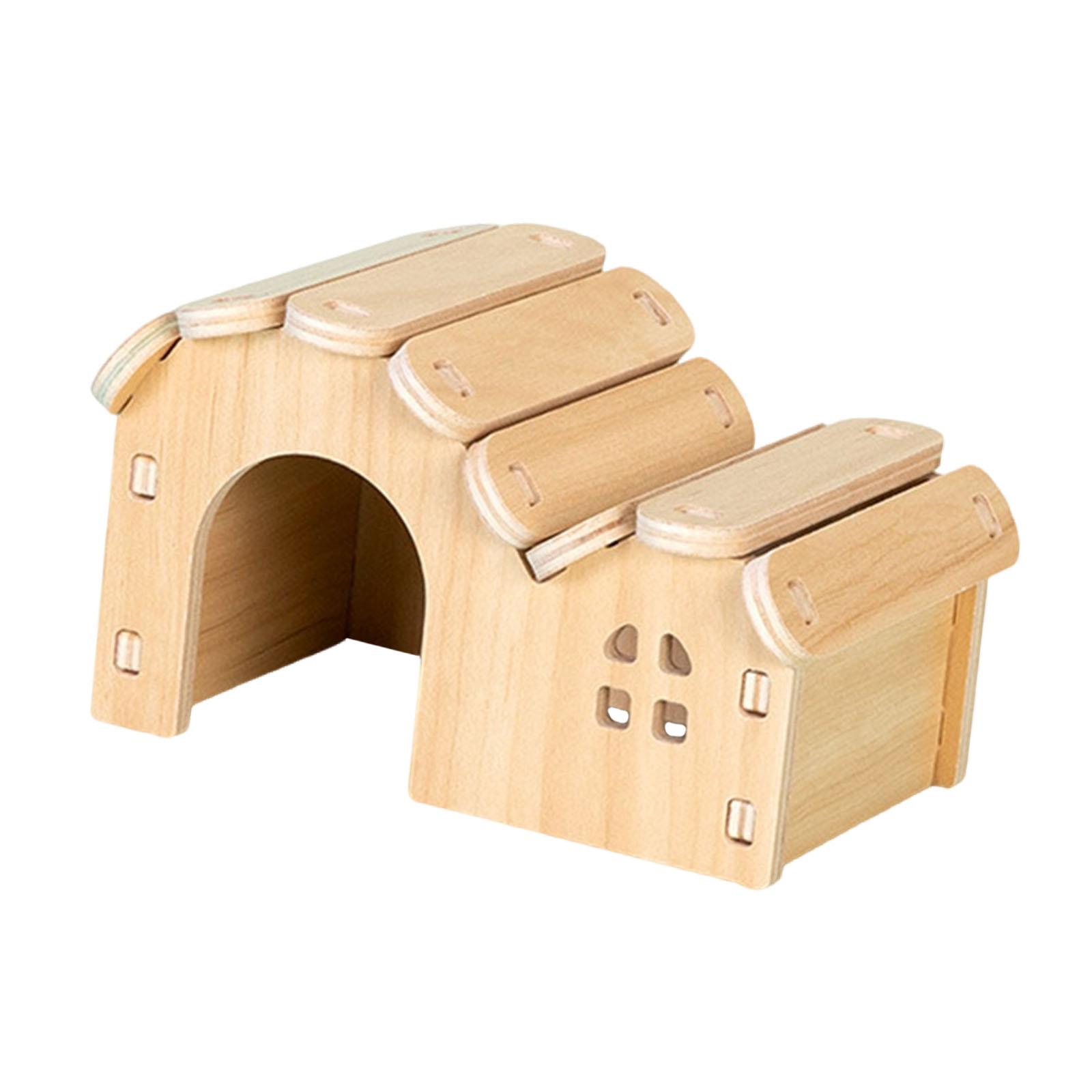 ハムスター木製ハウス隠れ家動物キャビネットジャービルマウス小 - Insect Hotel Wood のレビューと価格