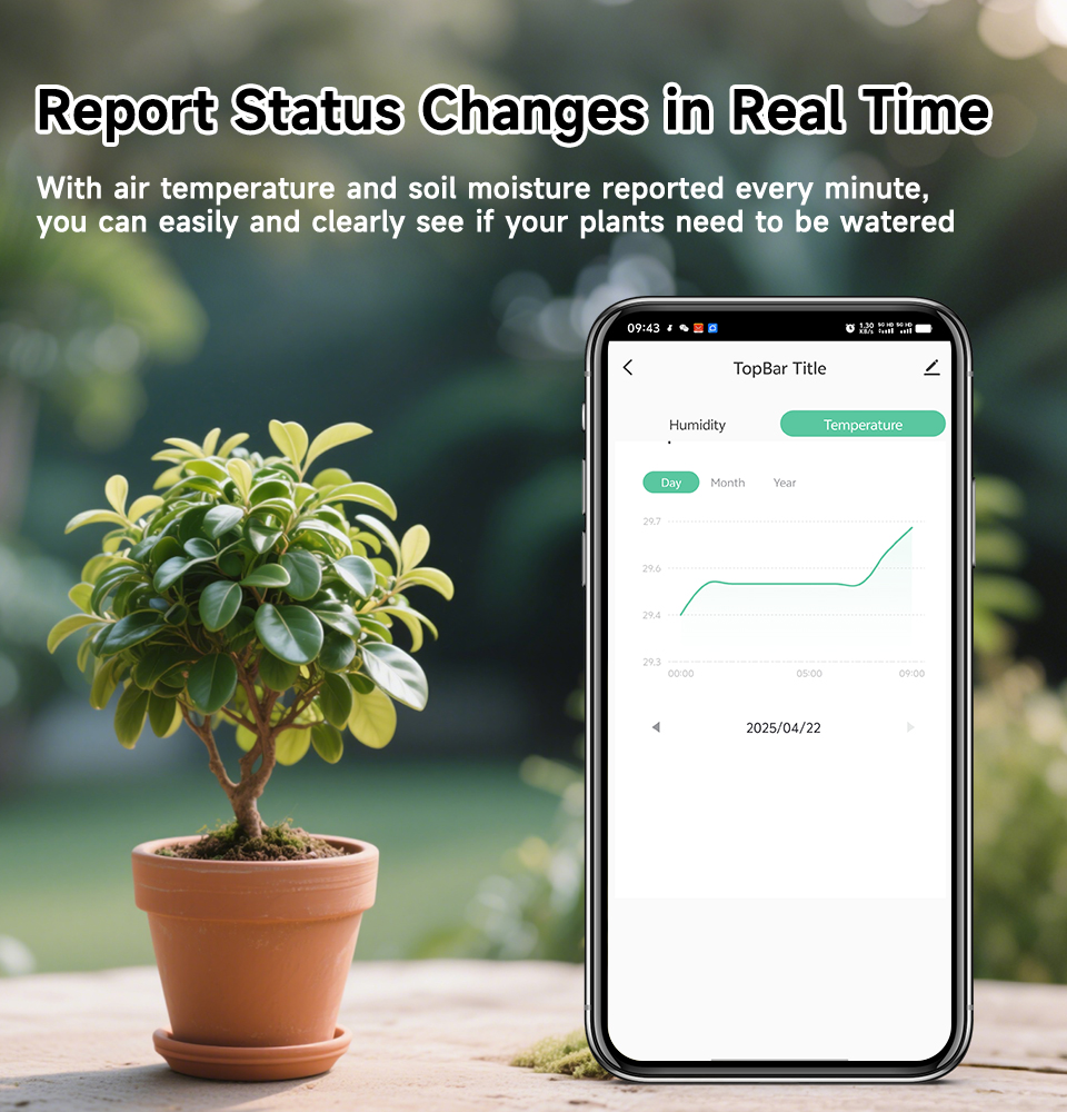 スマート土壌テスターセンサー、Zigbee 3.0土壌水分お - Smart Garden Moisture Sensor のレビューと価格