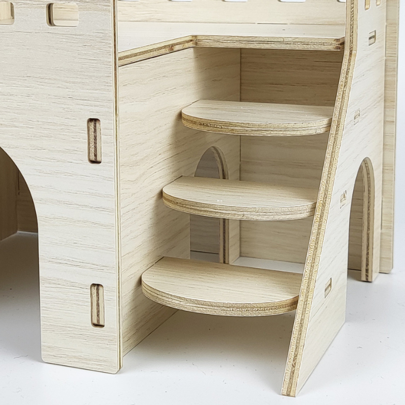 クリエイティブハムスターの巣木製フェンスヴィラペット家庭用品 - Insect Hotel Wood のレビューと価格
