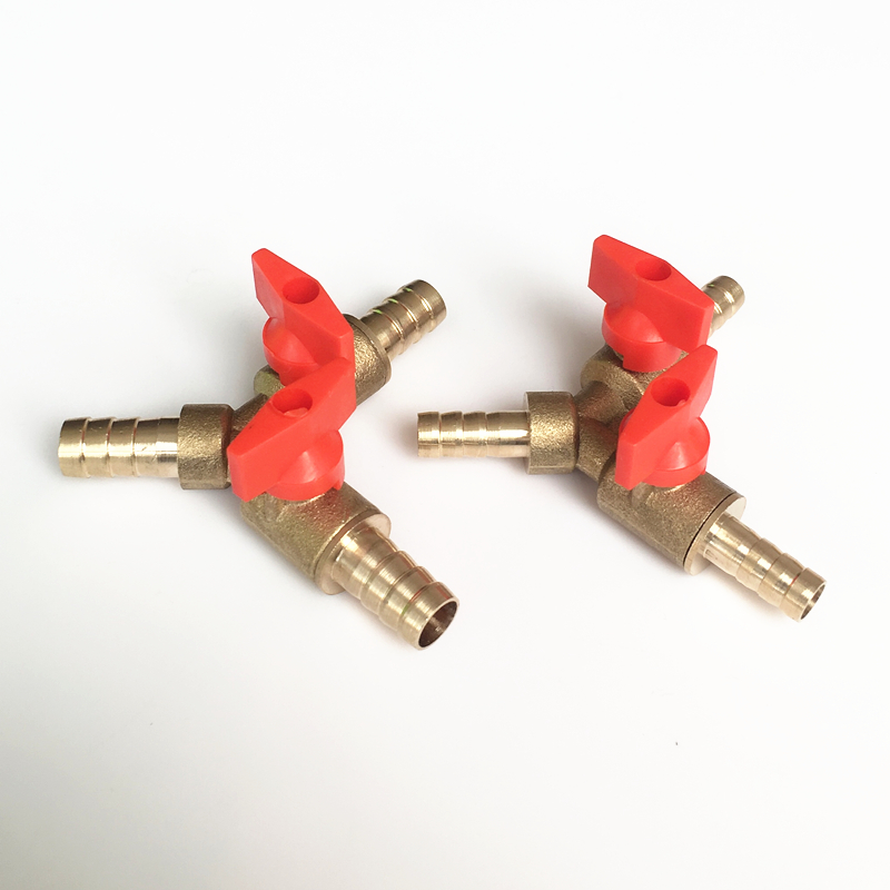 1個入り 8mm 10mm Y型 3方向 小型真鍮ボールバル - Smart Garden Hose Valve のレビューと価格