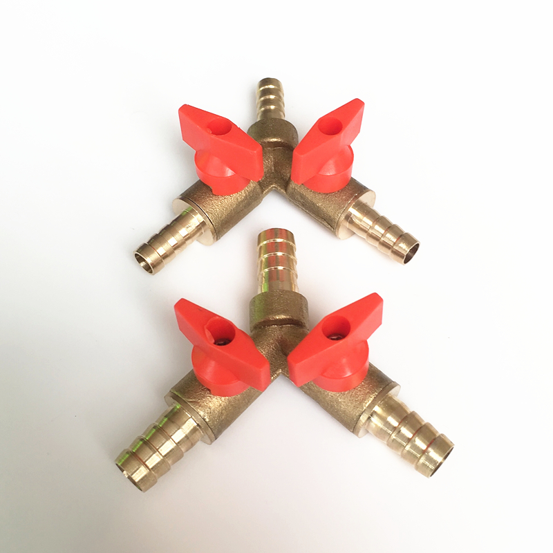 1個入り 8mm 10mm Y型 3方向 小型真鍮ボールバル - Smart Garden Hose Valve のレビューと価格