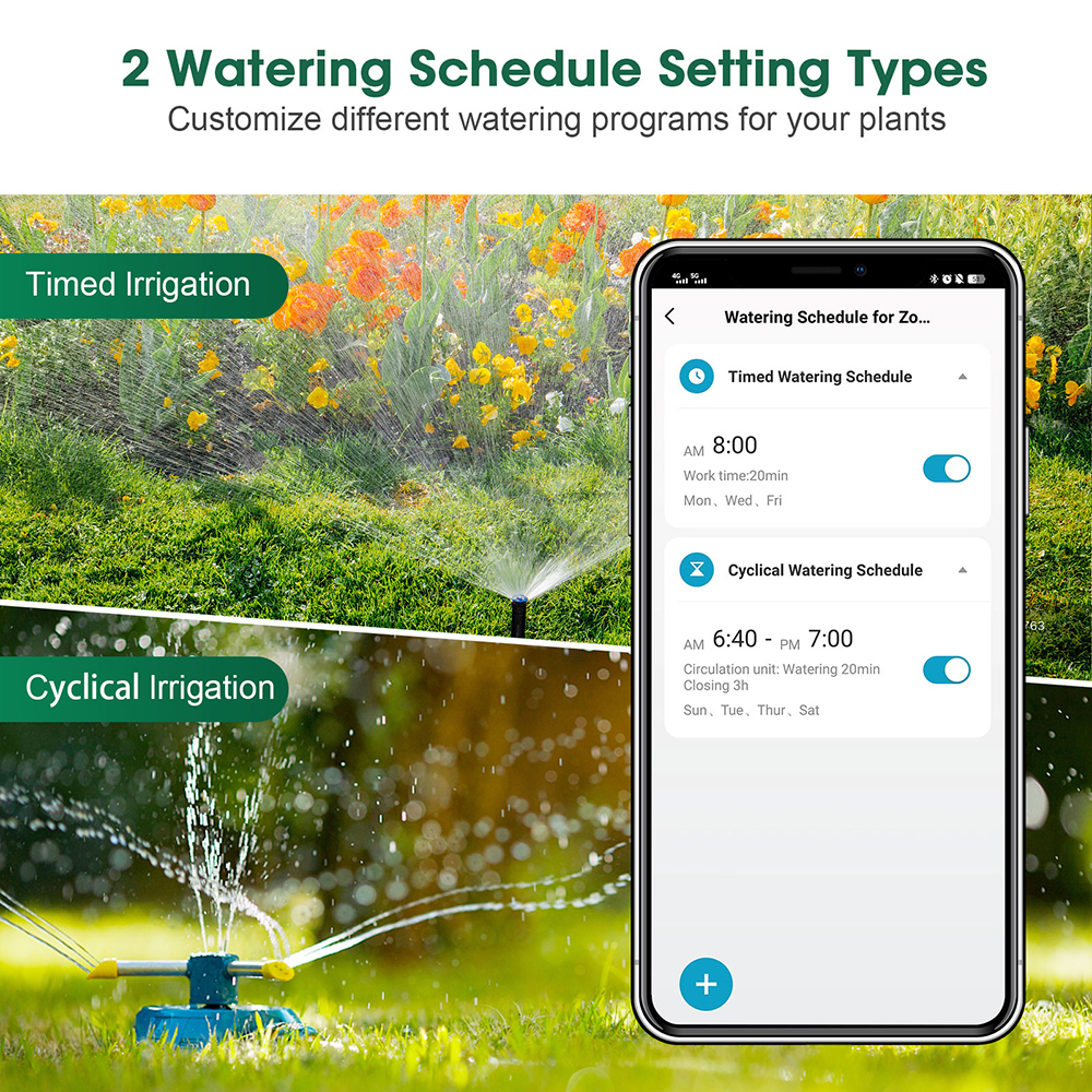 Tuya スマートウォータータイマー Zigbee/BT 自 - Smart Garden Valve のレビューと価格