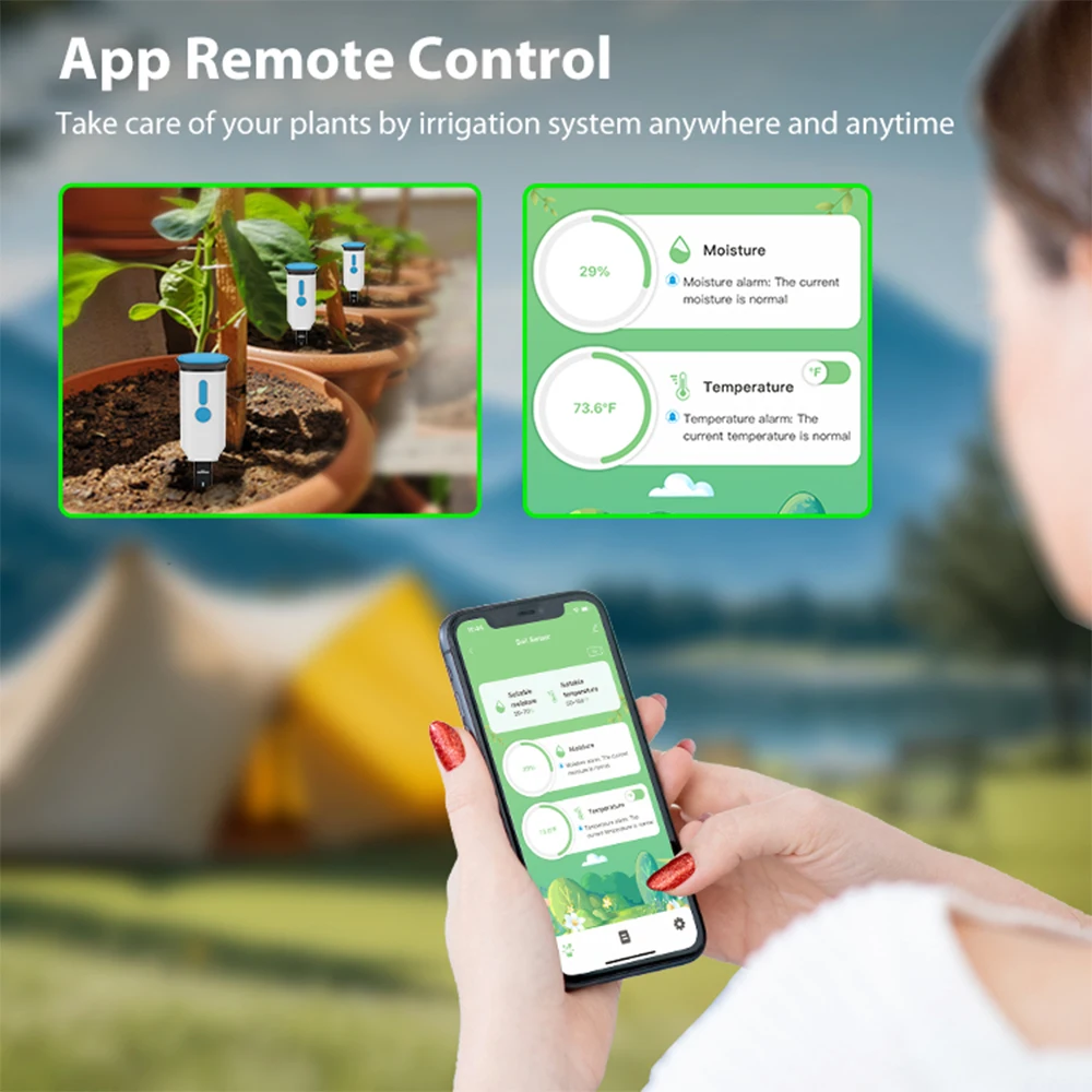 Haozee Tuya スマート WiFi 土壌水分センサー - Smart Garden Moisture Sensor のレビューと価格