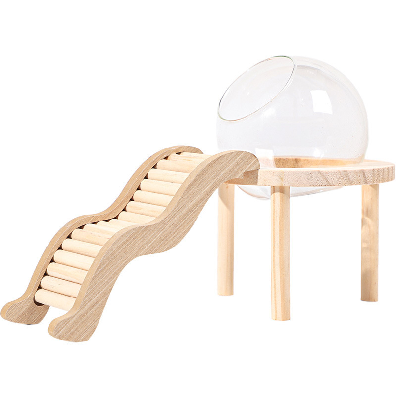 ハムスターバスハウス 木製はしご付き 洗いやすい 登り玩具  - Insect Hotel Wood のレビューと価格