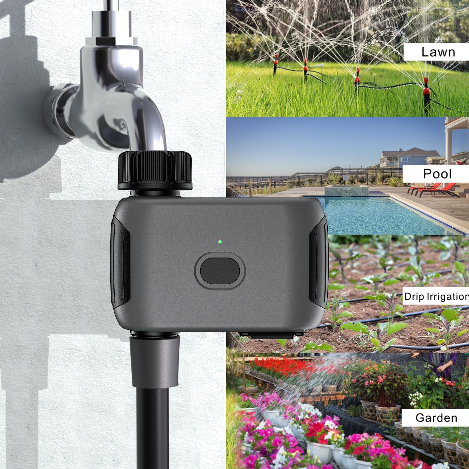 INSOMA自動植物灌漑スマートWifiスプリンクラータイマ - Smart Garden Lock のレビューと価格
