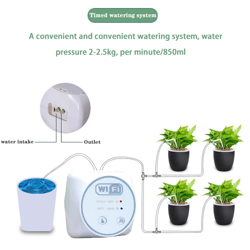Wi-Fi対応ガーデン自動点滴灌漑コントローラー、ガーデン植 - Smart Garden At Home のレビューと価格