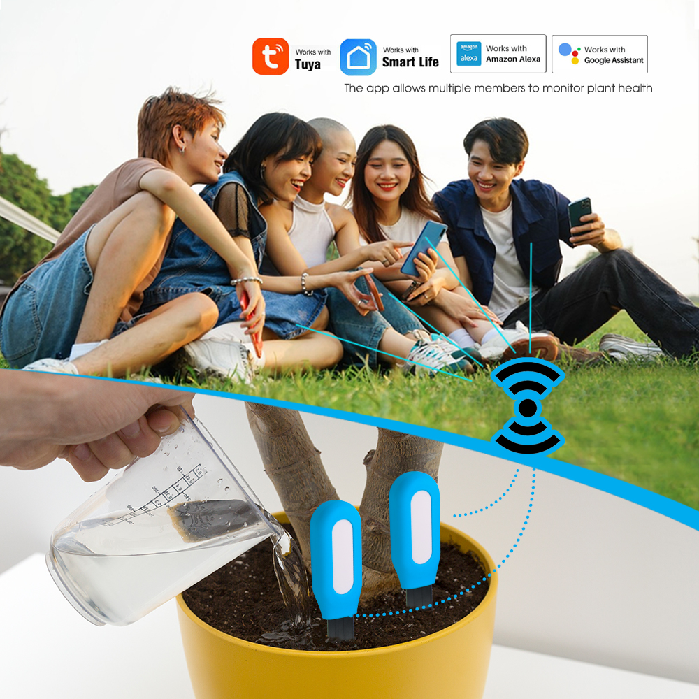 1 個 Tuya Zigbee 土壌センサー湿度温度水分検出 - Smart Garden Moisture Sensor のレビューと価格