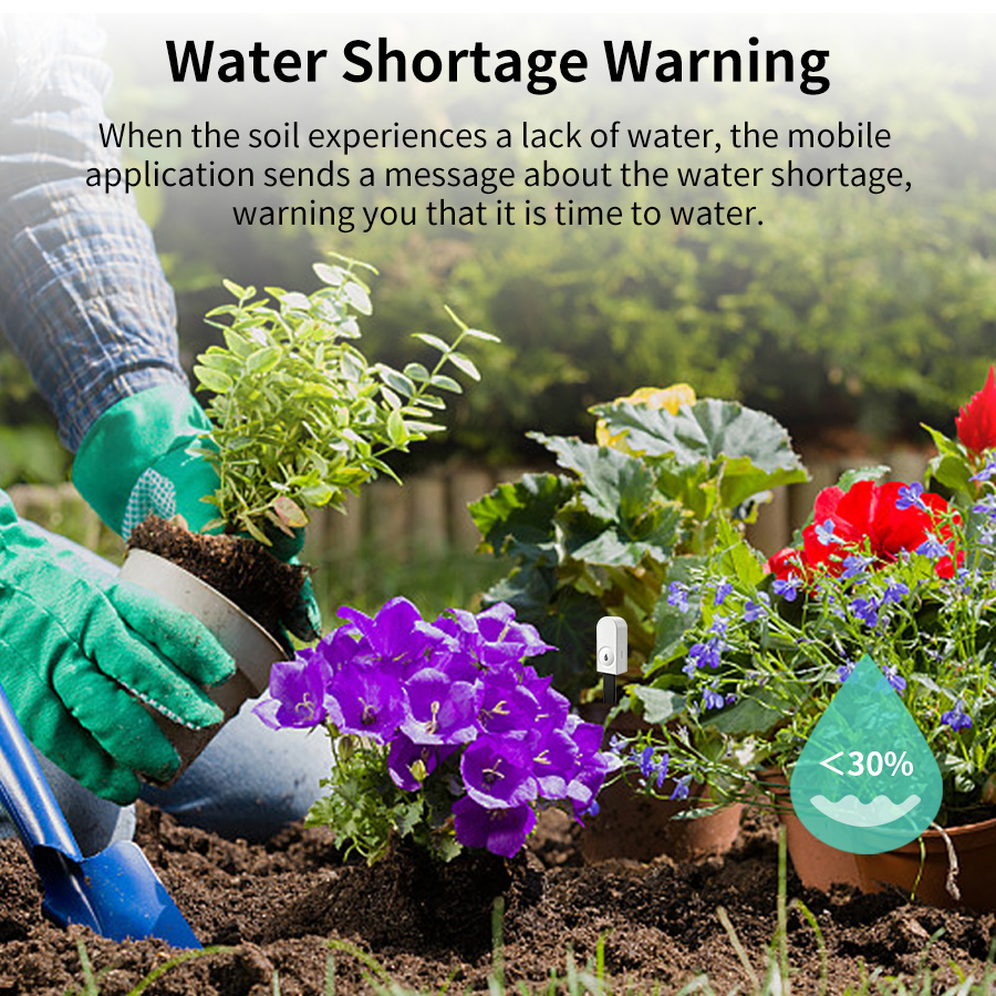 スマートZigBee土壌水分センサー 温度湿度計 温湿度計  - Smart Garden Moisture Sensor のレビューと価格