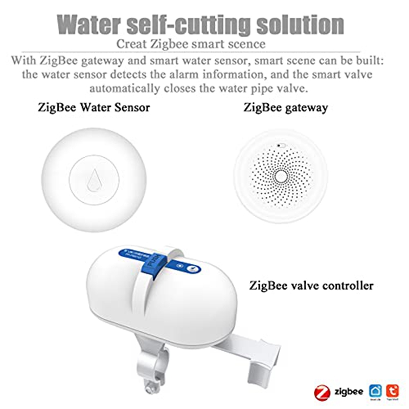 Tuya-庭用のコネクテッドホーム蛇口,Wi-Fi,Zigb - Smart Garden Valve のレビューと価格