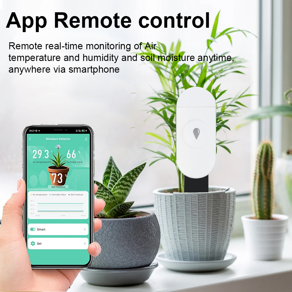 Tuya Zigbee 温度湿度水分検出器スマート土壌テスタ - Smart Garden Moisture Sensor のレビューと価格