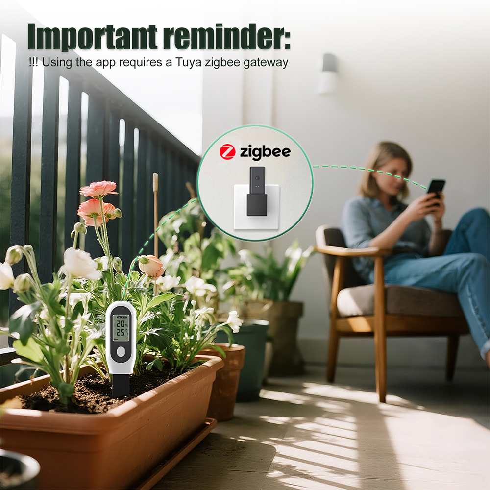 3 in 1土壌テスター Zigbeeスマート土壌センサー  - Smart Garden Moisture Sensor のレビューと価格