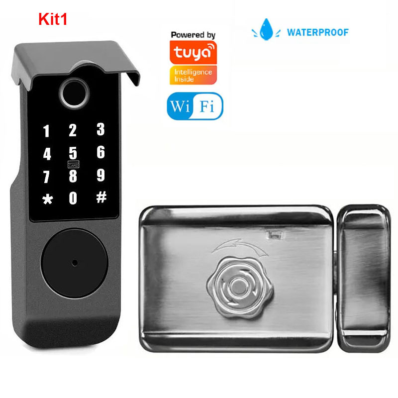 Tuya-インテリジェント防水ドアロック,屋外セキュリティロ - Smart Garden Door Lock のレビューと価格