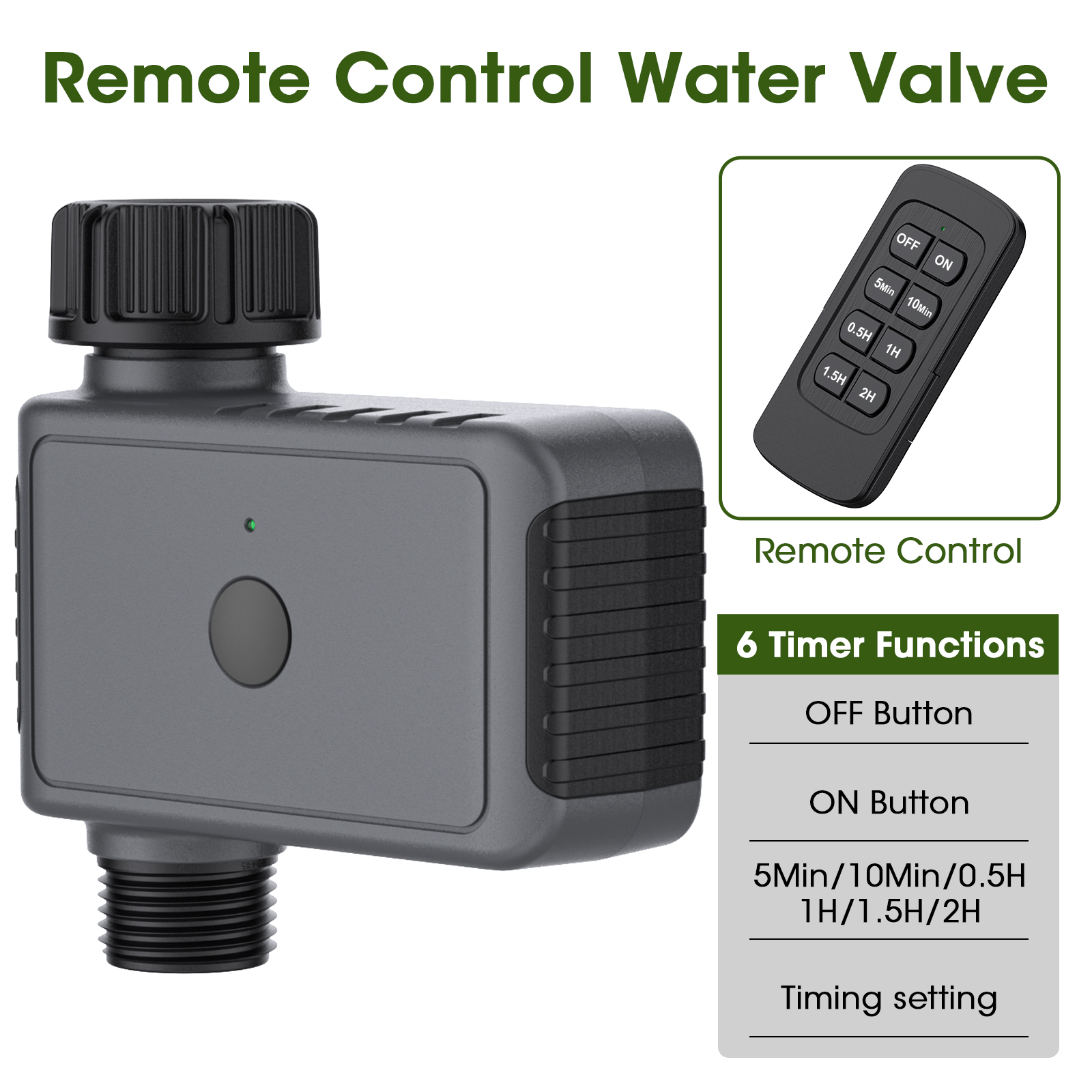 スマートガーデン散水タイマー ワイヤレス自動点滴灌漑コントロ - Smart Garden Valve のレビューと価格