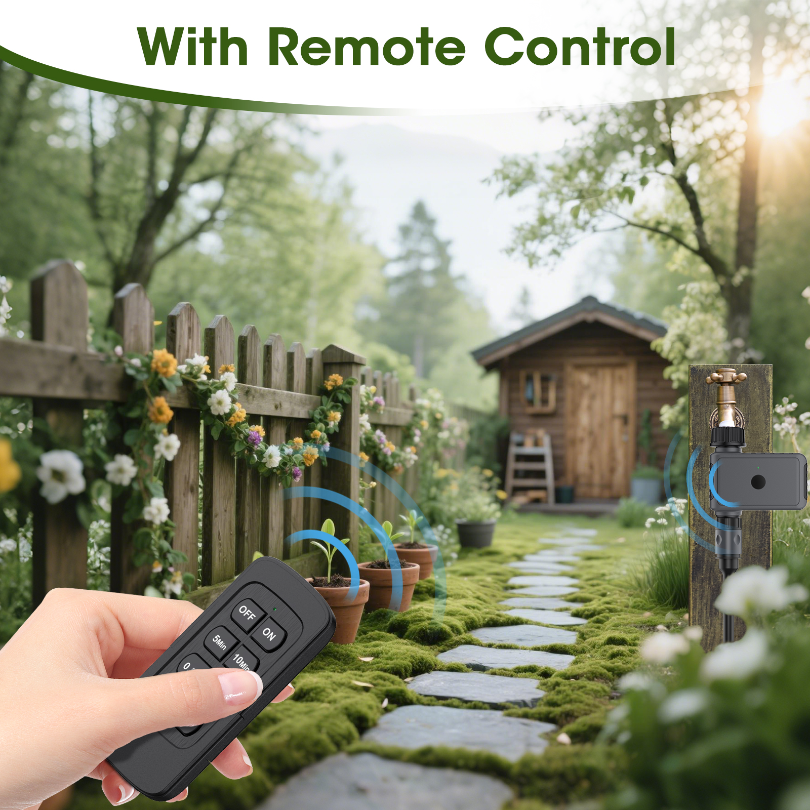 スマートガーデン散水タイマー ワイヤレス自動点滴灌漑コントロ - Smart Garden Valve のレビューと価格