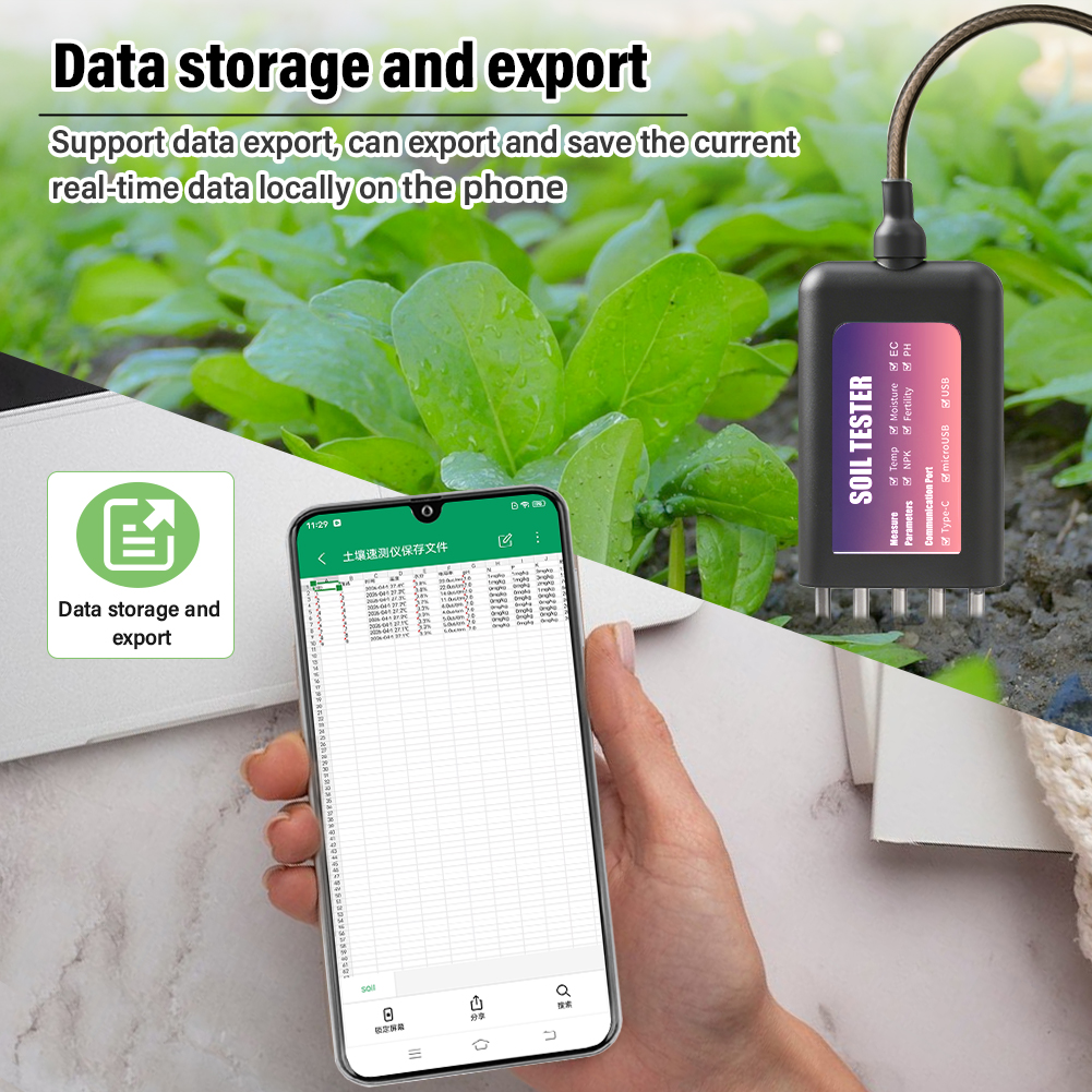 スマート土壌テスター NPK PHメーター 8 in 1 土 - Smart Garden Moisture Sensor のレビューと価格