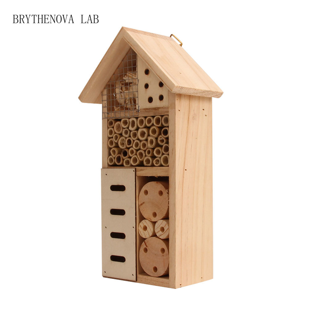 昆虫ハウス 木製昆虫ホテル 自然な巣箱 ガーデン 屋外 庭  - Insect Hotel Wood のレビューと価格