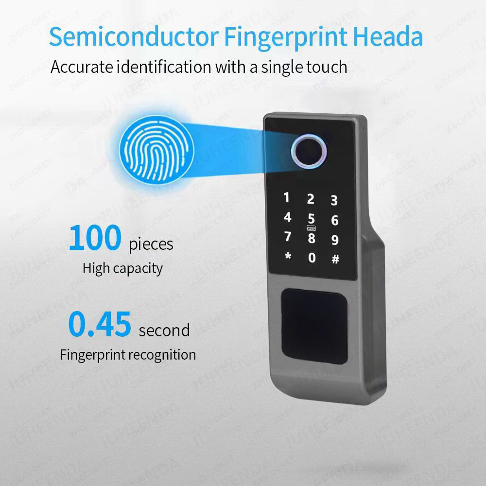 Tuya WiFi 両面指紋ドアロック IP66 防水パスコ - Smart Garden Door Lock のレビューと価格