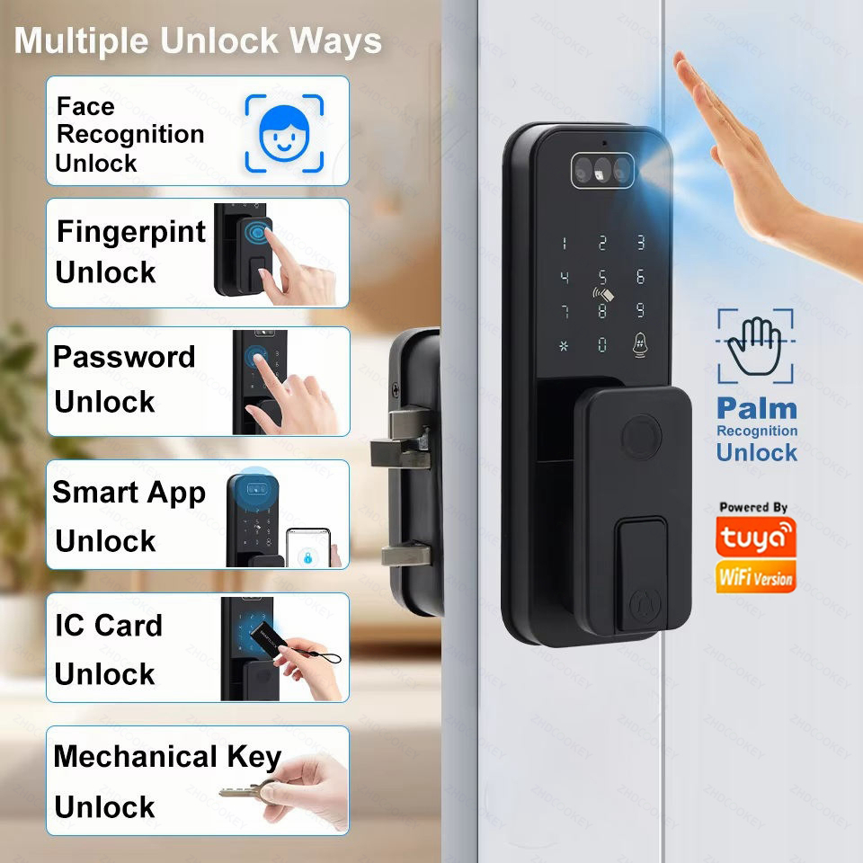スマートTuya WiFiアプリ対応Bluetoothドアロ - Smart Garden Lock のレビューと価格