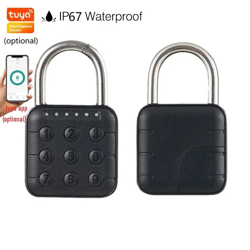 Egfirtor-tuya接続ホーム生体認証デジタル南京錠, - Smart Garden Lock のレビューと価格