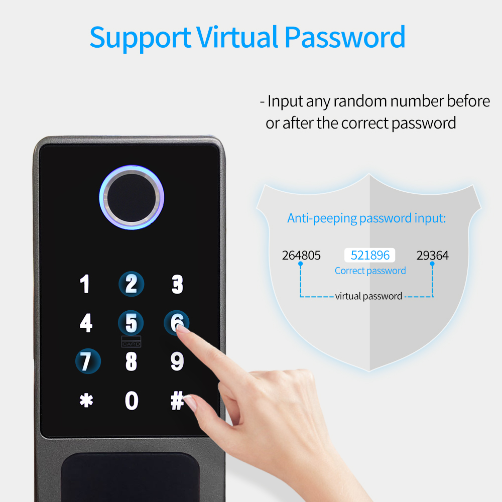 防水ttlock,電子ロック,Bluetooth,指紋,RF - Smart Garden Door Lock のレビューと価格