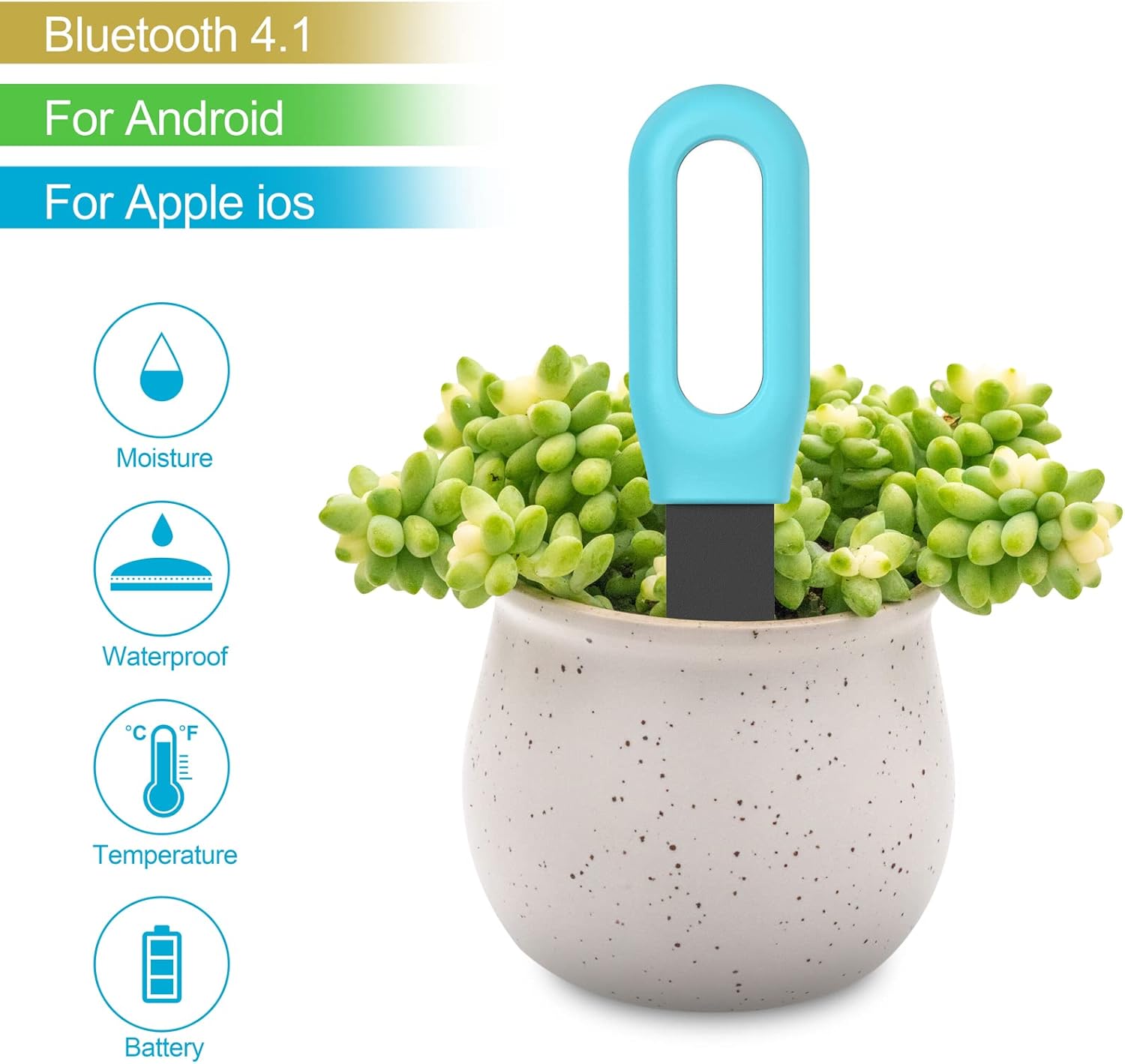 Tuya Bluetooth Zigbee スマート土壌テス - Smart Garden Moisture Sensor のレビューと価格