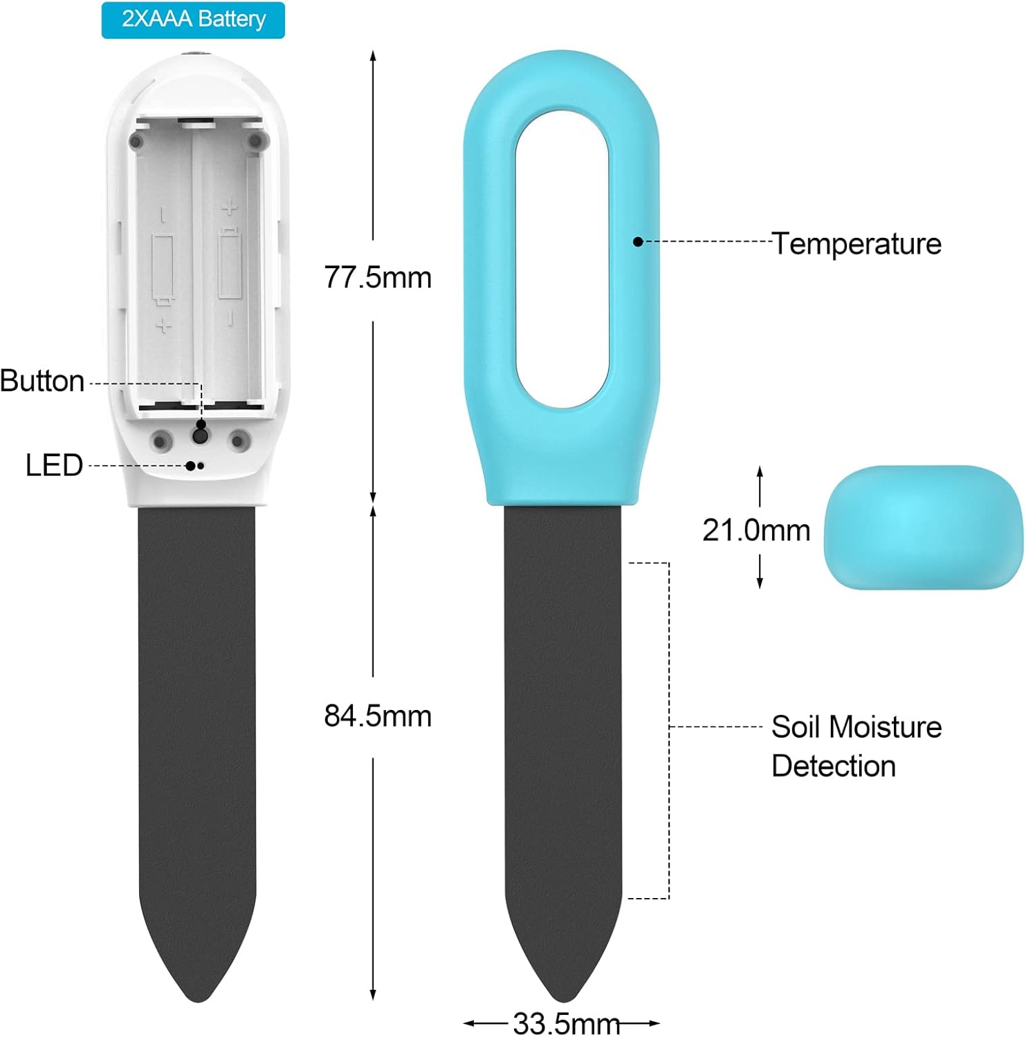 Tuya Bluetooth Zigbee スマート土壌テス - Smart Garden Moisture Sensor のレビューと価格