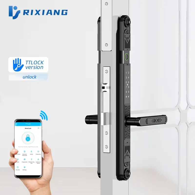 2026 アルミスマートドアロック IP65 防水両面指紋ロ - Smart Garden Door Lock のレビューと価格