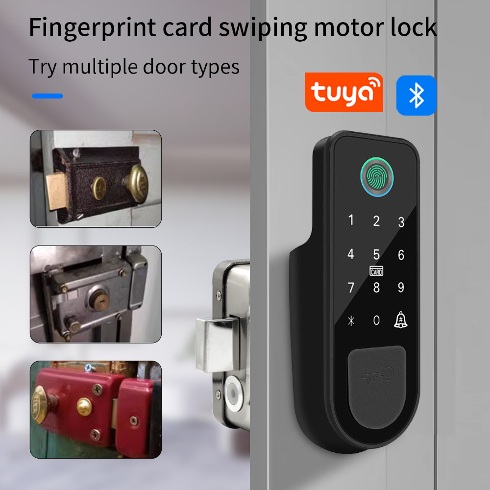 屋外 Tuya スマートホームドアロック両面指紋センサーデジ - Smart Garden Door Lock のレビューと価格