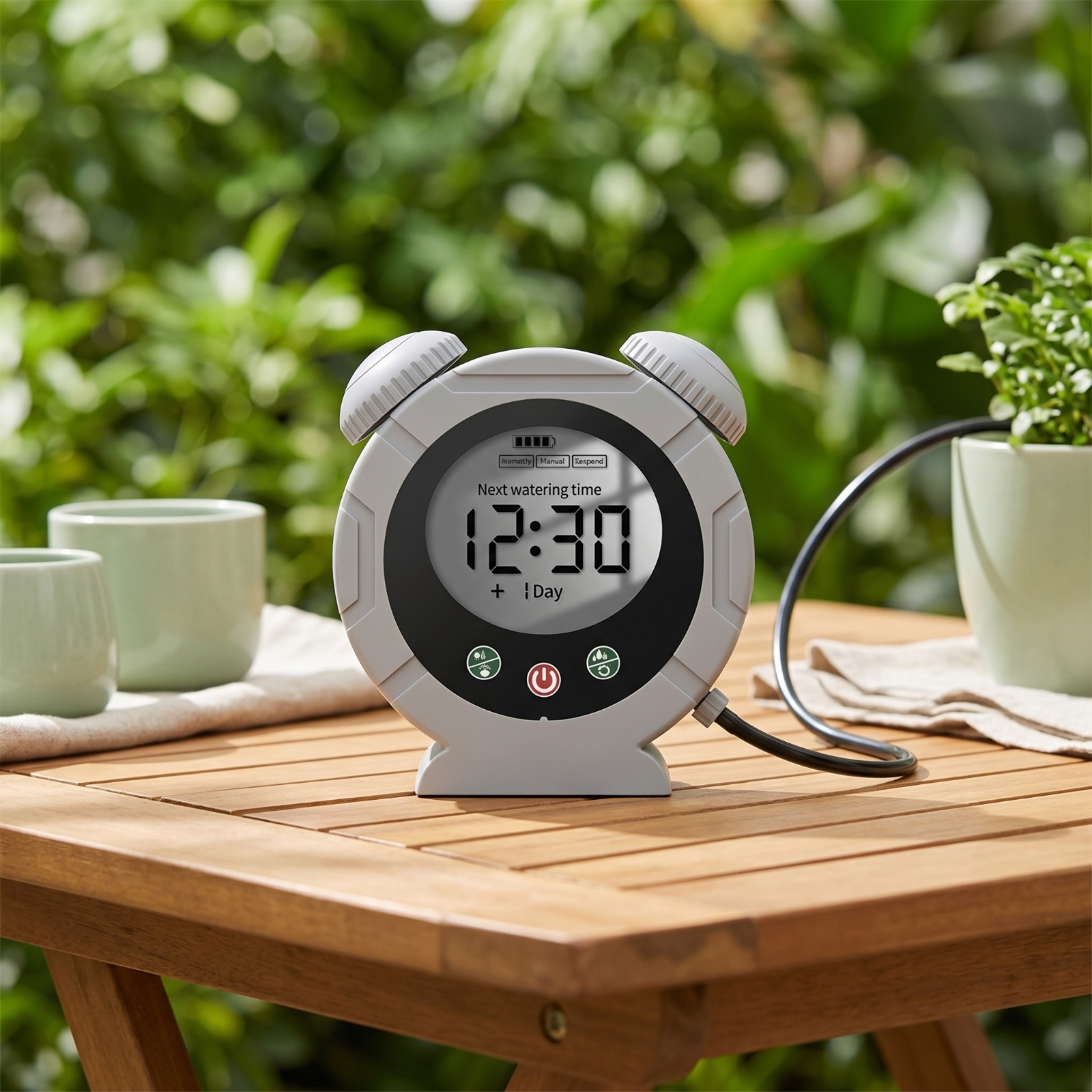 水分センサー付きスマート散水システム、USB充電式自動点滴灌 - Smart Garden Moisture Sensor のレビューと価格