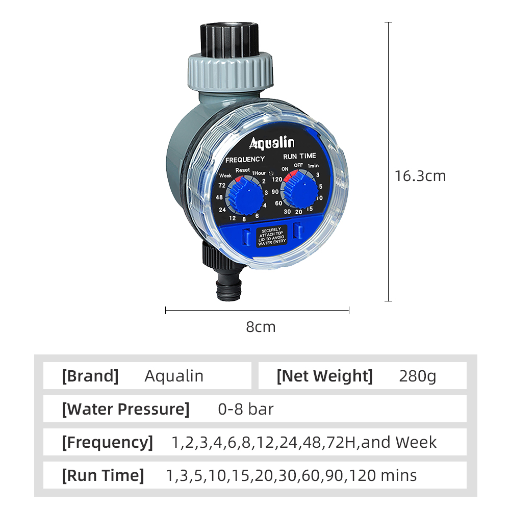 庭の水やりタイマーボールバルブ/電磁弁灌漑コントローラー家庭 - Smart Garden Valve のレビューと価格