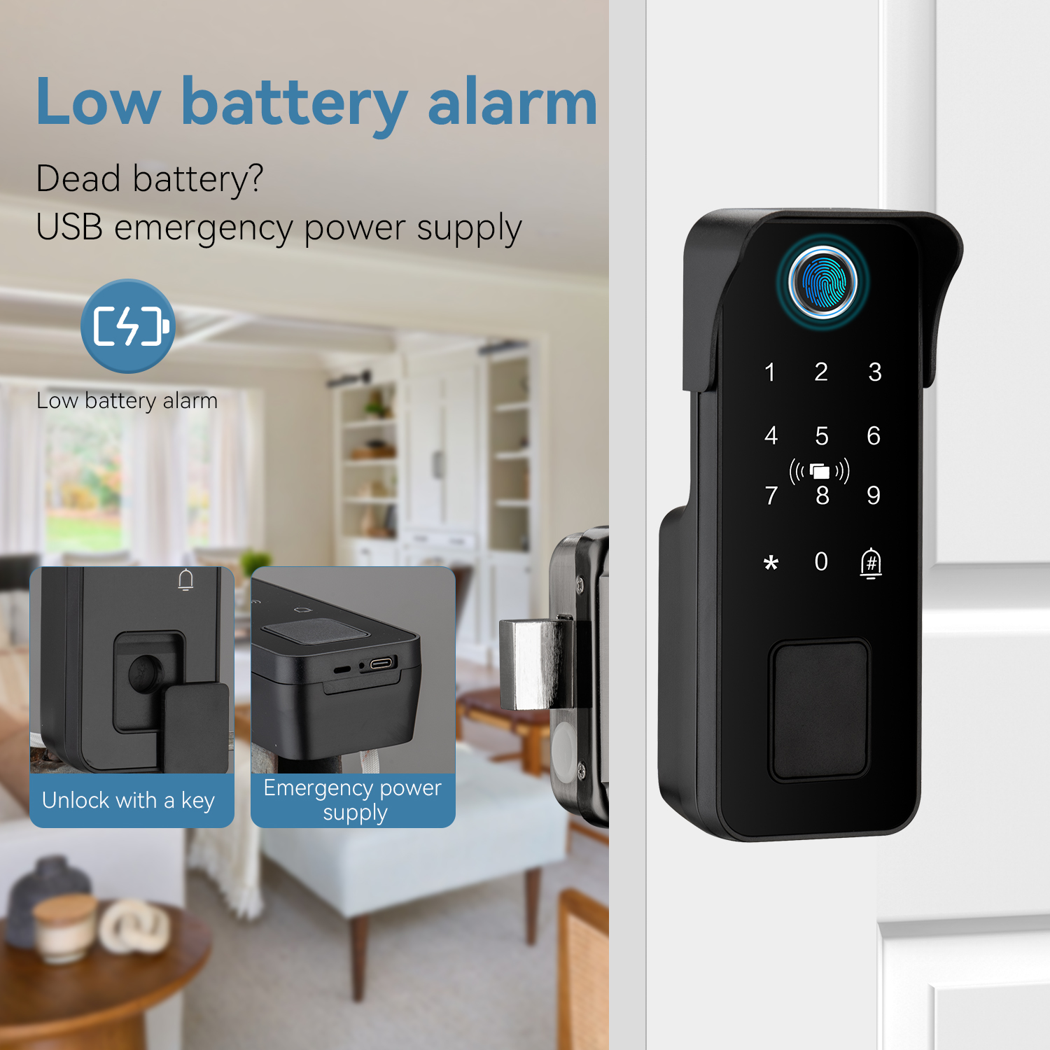 Tuya 防水スマートドアロック指紋屋外ガーデンリモコン A - Smart Garden Door Lock のレビューと価格