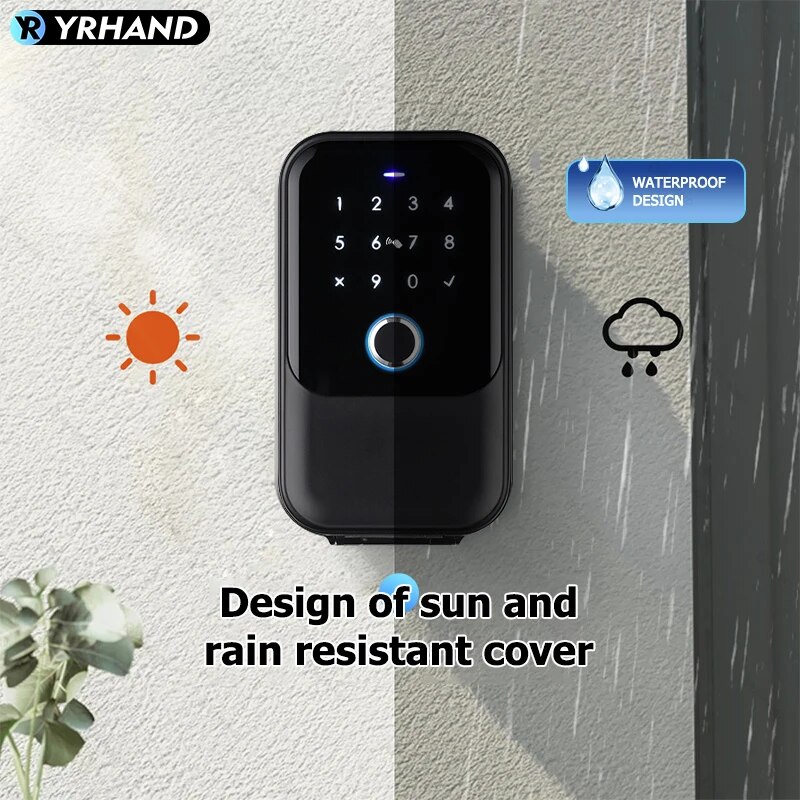 スマートワイヤレスキーロック,デジタルコード,Bluetoo - Smart Garden Door Lock のレビューと価格