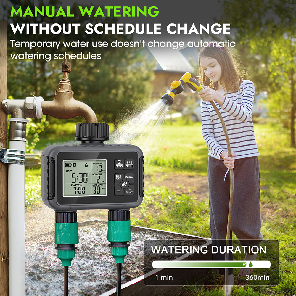 1/2/3 出口自動水タイマースマート灌漑散水システム散水蛇 - Smart Garden At Home のレビューと価格