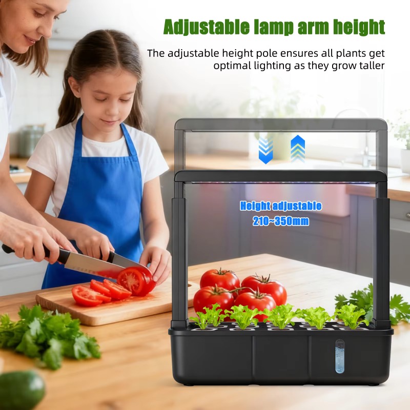 室内LED15灯式水耕栽培スマートガーデンシステムで自宅で新 - Smart Garden At Home のレビューと価格