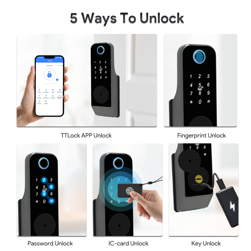 防水 TTLOCK スマートロック Wifi 両面指紋ロック - Smart Garden Lock のレビューと価格