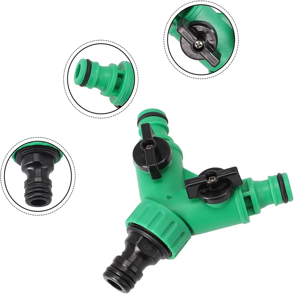 2ウェイガーデンホーススプリッターYコネクター - 蛇口灌漑 - Smart Garden Hose Valve のレビューと価格