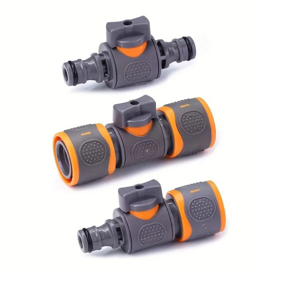3 個 16 ミリメートルボールバルブホースクイックコネクト - Smart Garden Hose Valve のレビューと価格