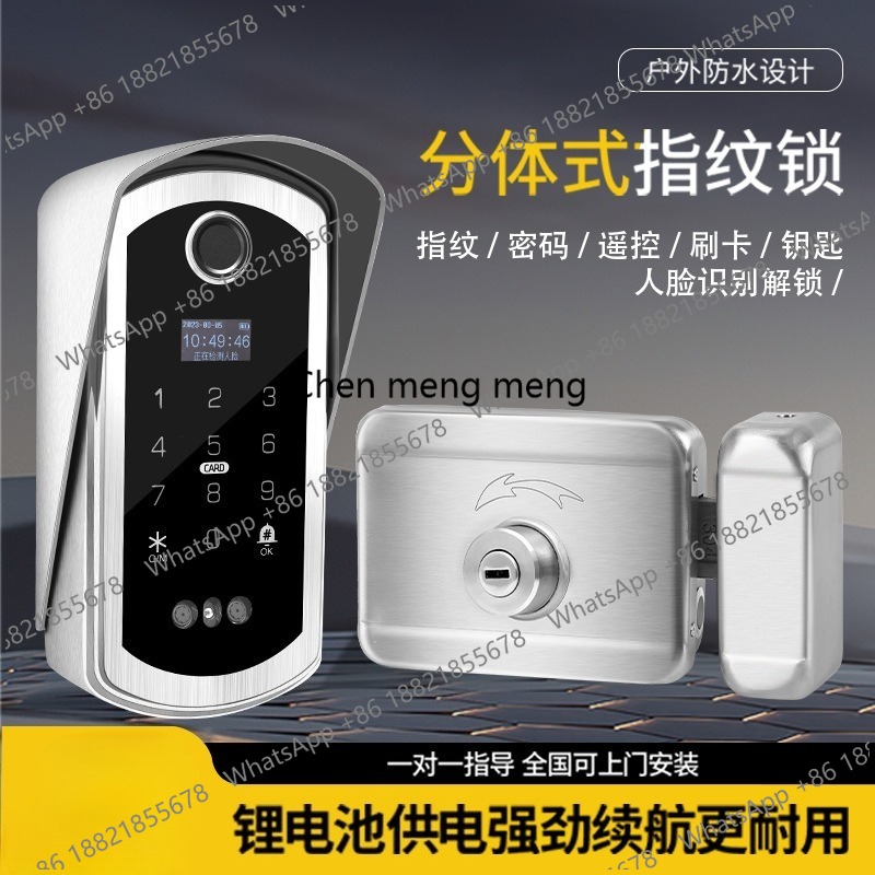 分割指紋ロック 家庭用顔認証指紋ロック ガーデン落書き防止ス - Smart Garden Lock のレビューと価格