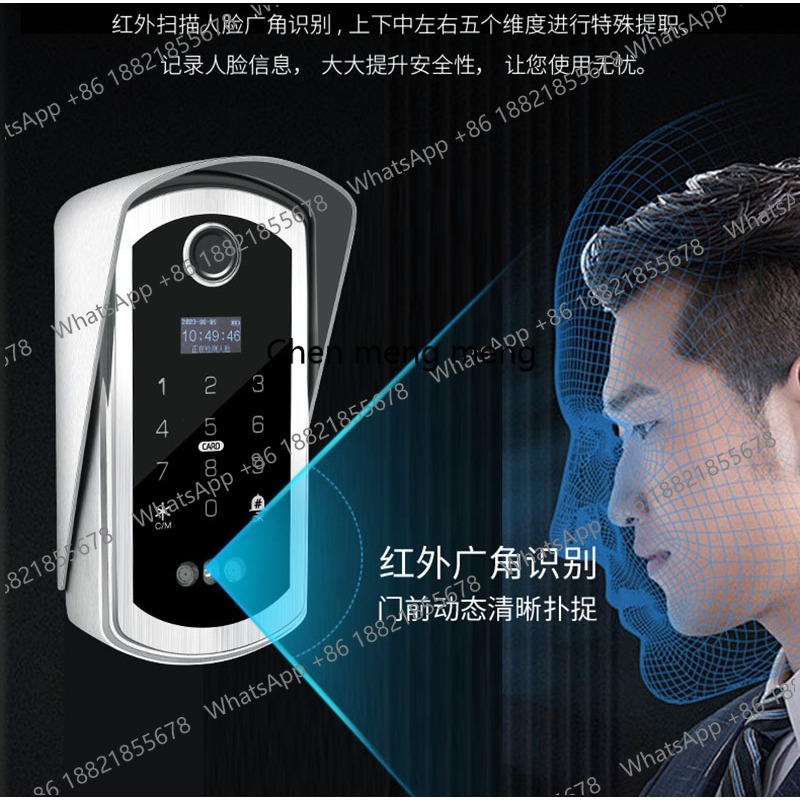 分割指紋ロック 家庭用顔認証指紋ロック ガーデン落書き防止ス - Smart Garden Lock のレビューと価格