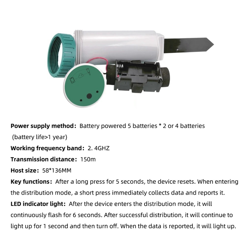Zigbee スマート 4 で 1 土壌テスター太陽光/温度 - Smart Garden Moisture Sensor のレビューと価格