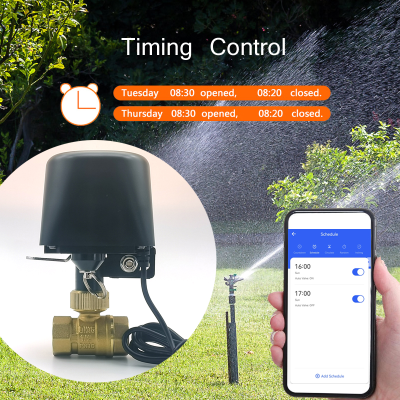 Tuya WiFi または Zigbee ウォーターバルブ遮 - Smart Garden Valve のレビューと価格
